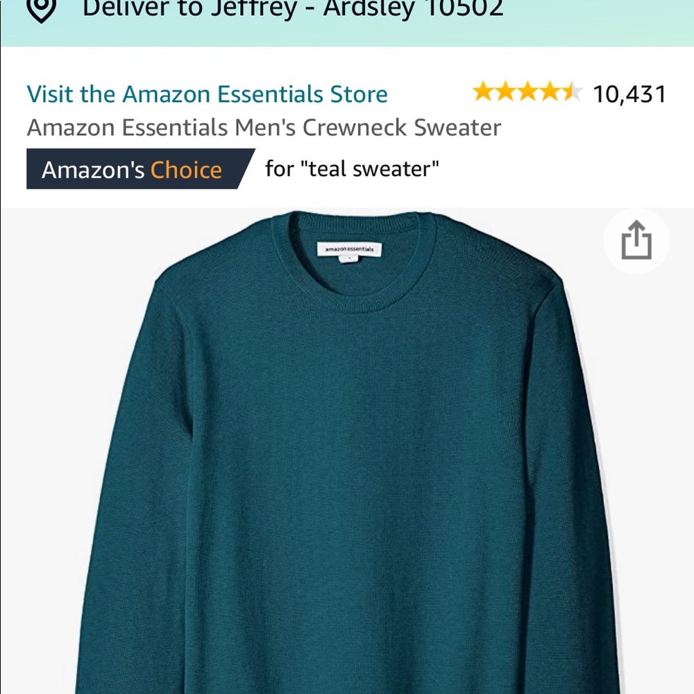 Beautiful blue sweater